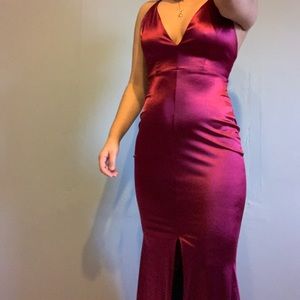 Burgundy size small Windsor dress